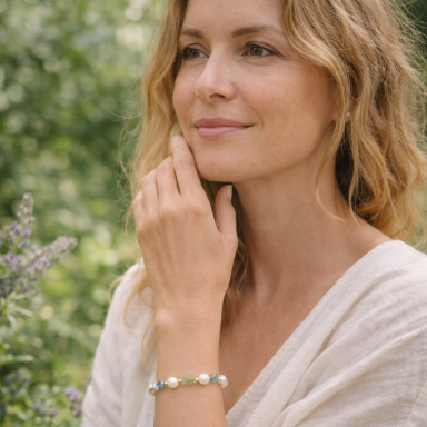 Model Damen Armband Heide Heinzendorff Perle 