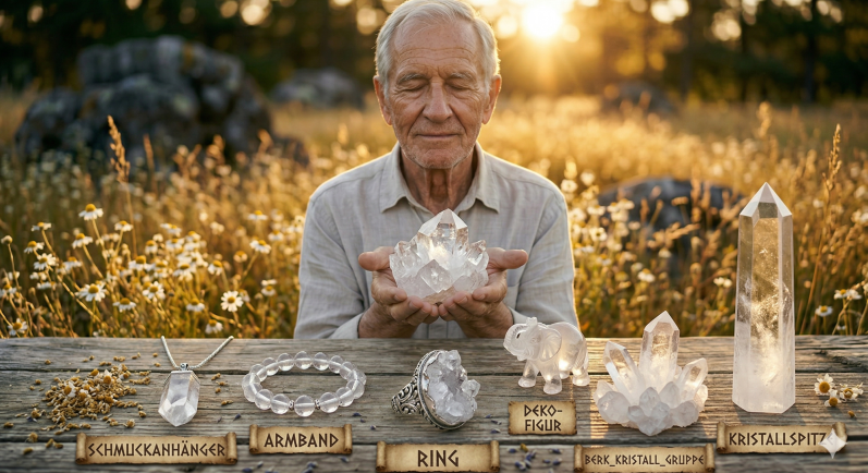 Handelsformen magisch des Bergkristalls