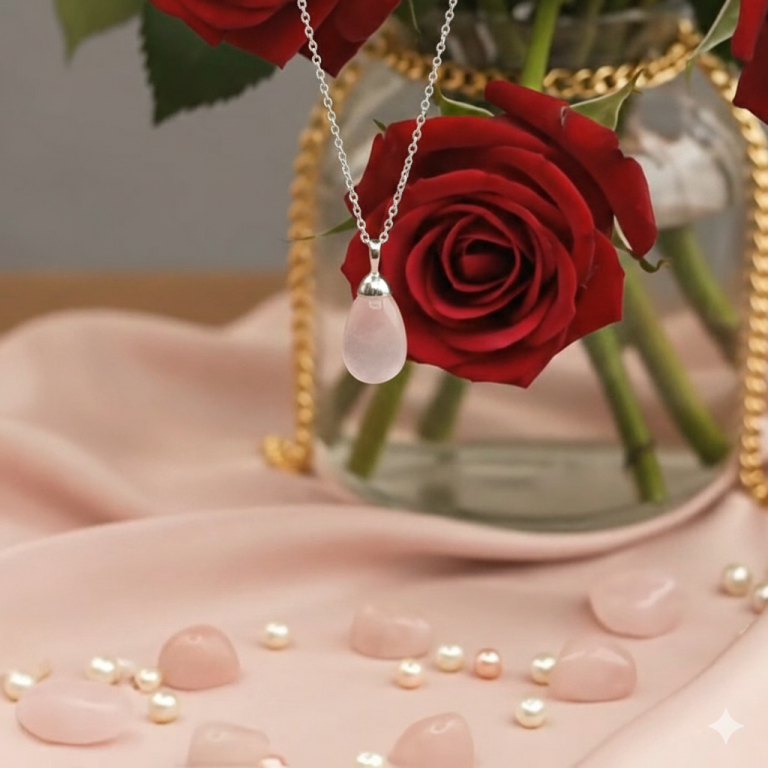 Rosenquarzkette Startseite DAVUTA Bild Rosenquarzkette Startseite DAVUTA