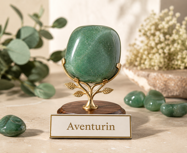 Aventurin auf Ständer Edelsteinlexikon DAVUTA Aventurin geschliffen im Edelsteinlexikon von DAVUTA